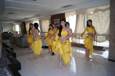 出场前的最后热身