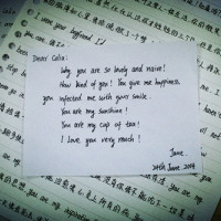 另类作业——一封写给老师的特别“情信”