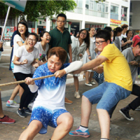 iBS拔河比赛 新老生激烈"厮杀”，不能再刺激