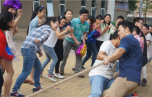 为青春加把劲   细数iBS小语种校区拔河比赛精彩瞬间