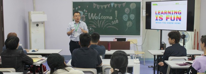 全日制英语218班开班现场