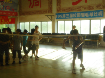 珠海IBS第三届校园羽毛球比赛活动