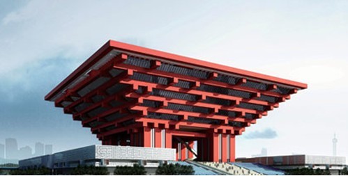 中国馆全景效果图