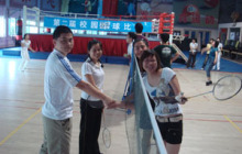我校第二届羽毛球赛结束