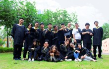 愿你坚守初心，愿你不断前行！全日制日语56班毕业留念