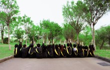 挥挥手，向青春告别！全日制英语129班毕业留念