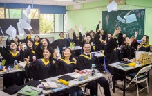 去年花里逢君别，今日花开已一年——全日制英语155班毕业留念