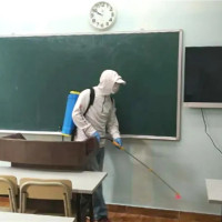 iBS| 全面消毒教学区域，筑牢健康安全防线！